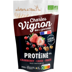 CHARLES VIGNON CHARLES VIGNON CHARLES VIGNON VIGNON VIGNON Muesli croustillant protéiné fruits CHARLES VIGNON 350g