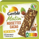 GERBLE GERBLE GERBLE Barre Petit dejeuner noisettes cacao GERBLE 120g