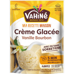 VAHINE VAHINE VAHINE Préparation Crème Glacée Vanille Bourbon VAHINE 200g