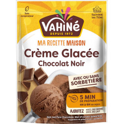 VAHINE VAHINE VAHINE Préparation Crème Glacée Chocolat Noir VAHINE 210g