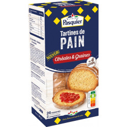 PASQUIER Tartines Céréales et Graines 240g
