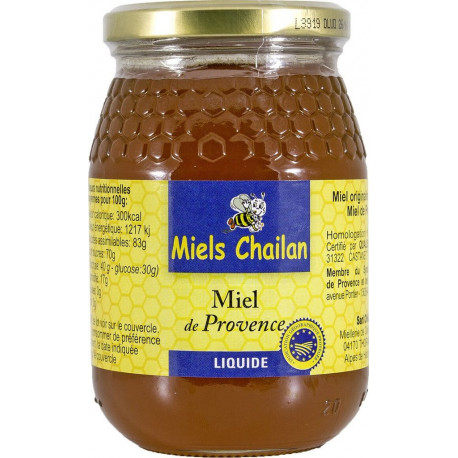 MIEL CHAILAN MIEL CHAILAN MIEL CHAILAN CHAILAN CHAILAN Miel De Fleurs Liquide De Provence Igp MIEL CHAILAN 500g