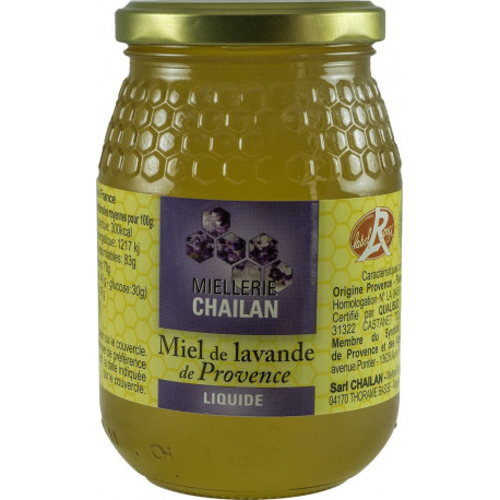 MIELS CHAILAN MIELS CHAILAN MIELS CHAILAN CHAILAN CHAILAN Miel De Lavande Liquide De Provence Label Rouge MIELS CHAILAN 500g