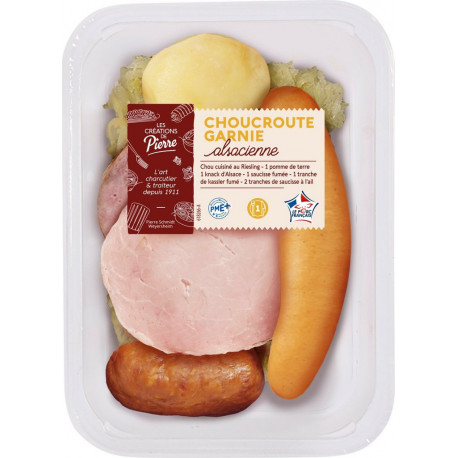 PIERRE SCHMIDT PIERRE SCHMIDT PIERRE SCHMIDT SCHMIDT SCHMIDT Choucroute garnie individuelle PIERRE SCHMIDT 400g