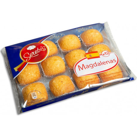 SEREBIS SEREBIS SEREBIS Magdalenas Nature SEREBIS 12 magdalenas