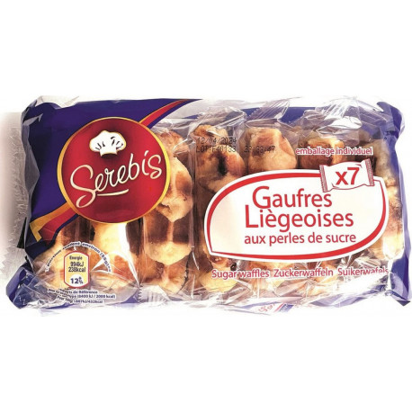 SEREBIS SEREBIS SEREBIS Gaufres Liègeoises aux Perles de Sucre SEREBIS 7 gaufres