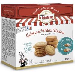 LA TRINITAINE LA TRINITAINE LA TRINITAINE TRINITAINE TRINITAINE Biscuits galette et palet LA TRINITAINE 330g