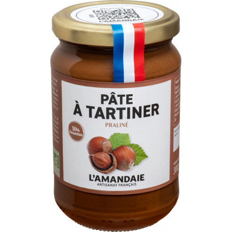 L'AMANDAIE Praliné 50% noisettes bio 300g