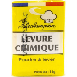 LECHAMPION LECHAMPION LECHAMPION Levure chimique LECHAMPION les 5 sachets de 11g