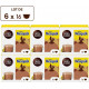 NESCAFE NESCAFE NESCAFE Chocolat Chaud Capsules Nesquik Compatible Dolce Gusto NESCAFE lot de 6 boîtes de 16 capsules