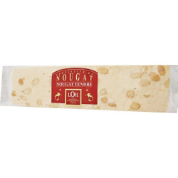 LOR LOR LOR Nougat Blanc LOR la barre de 100g