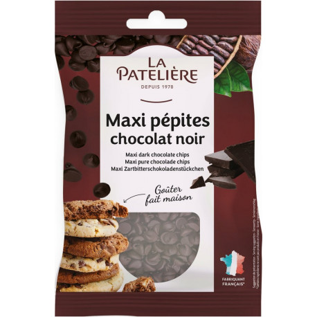 LA PATELIERE LA PATELIERE LA PATELIERE PATELIERE PATELIERE Pépites de Chocolat Noir Maxi LA PATELIERE 100g