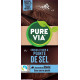 PURE VIA Tablette de chocolat noir pointe de sel la tablette de 100g