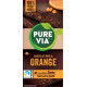 PURE VIA Tablette de chocolat noir orange la tablette de 100g