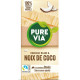 PURE VIA Tablette de chocolat blanc et noix de coco la tablette de 100g