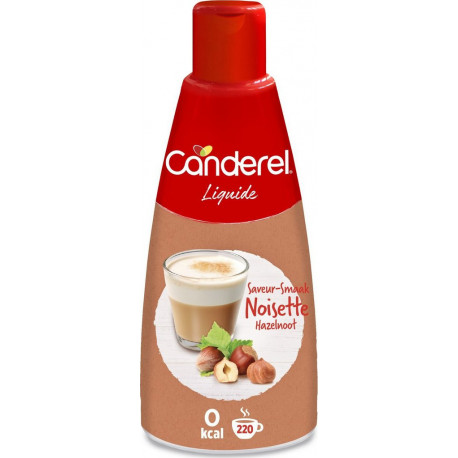CANDEREL Liquide saveur noisette 200ml