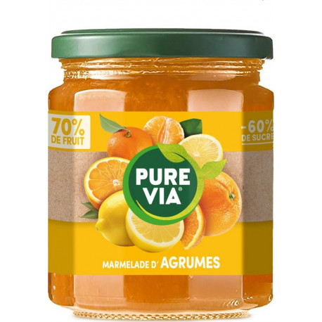 PURE VIA Marmelade d'agrumes 300g
