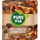 PURE VIA Barres nuts chocolat et pointe de sel les 3 barres de 35g