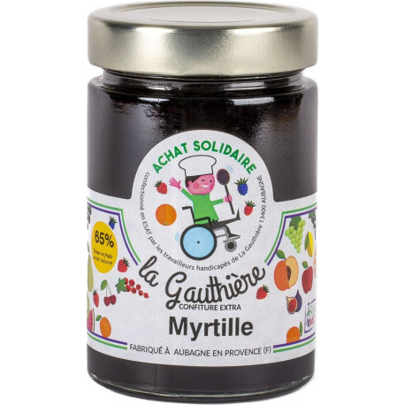 LA GAUTHIERE LA GAUTHIERE LA GAUTHIERE GAUTHIERE GAUTHIERE Confiture myrtille LA GAUTHIERE 350g
