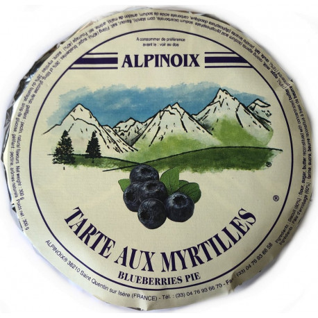 ALPINOIX ALPINOIX ALPINOIX Biscuits tarte myrtilles ALPINOIX la tarte de 300g