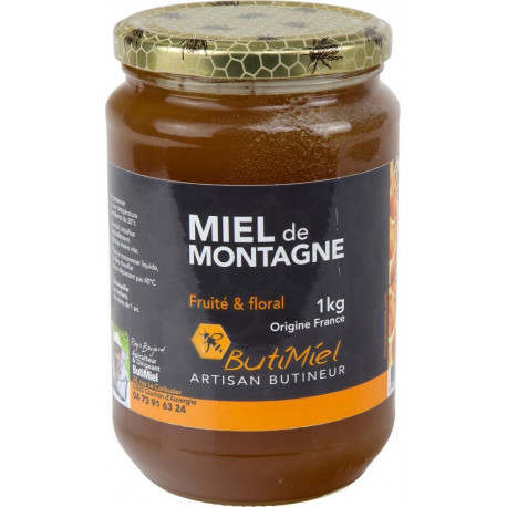 BUTIMIEL BUTIMIEL BUTIMIEL Miel Des Pyrénées BUTIMIEL 1Kg