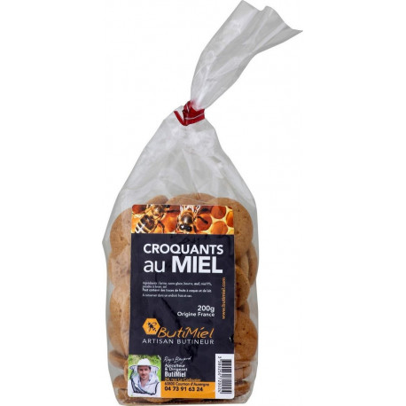BUTIMIEL BUTIMIEL BUTIMIEL Croquants au miel BUTIMIEL 200g