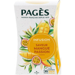 PAGES PAGES PAGES Infusion Mangue Passion PAGES 20 sachets