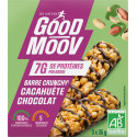 GOOD MOOV GOOD MOOV GOOD MOOV MOOV MOOV Barres Crunchy Cacahuète Chocolat GOOD MOOV 105g