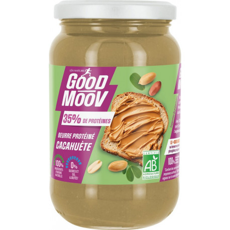 GOOD MOOV GOOD MOOV GOOD MOOV MOOV MOOV Beurre Protéiné Bio GOOD MOOV 350g