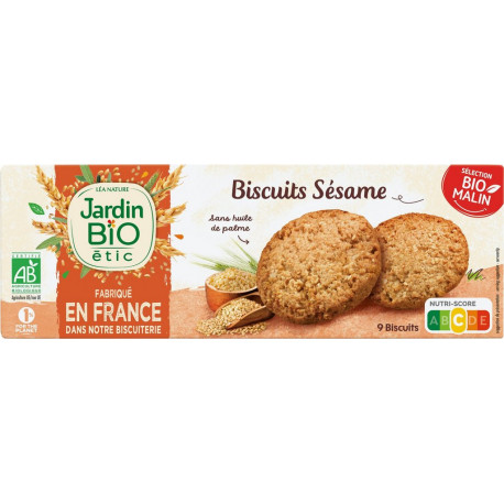 JARDIN BIO Biscuit sésame bio 150g