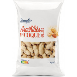 SIMPL Arachides en coques grillées 1Kg