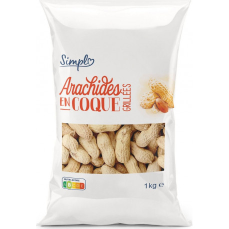 SIMPL Arachides en coques grillées 1Kg