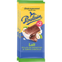 POULAIN Tablette de chocolat lait noisette les 2 tablettes de 95g