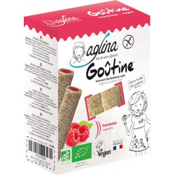AGLINA AGLINA AGLINA Goutine framboise biologique sans gluten AGLINA 125g