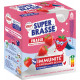YABON YABON YABON Brassé Fraise YABON les 4 gourdes de 80g