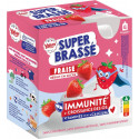 YABON YABON YABON Brassé Fraise YABON les 4 gourdes de 80g