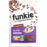FUNKY VEGGIE FUNKY VEGGIE FUNKY VEGGIE VEGGIE VEGGIE Céréales Les Pop Cacao Bio FUNKY VEGGIE 300g