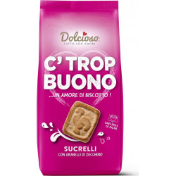 DOLCIOSO DOLCIOSO DOLCIOSO Biscuits sucrelli aux perles de sucre DOLCIOSO 400g