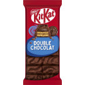 KITKAT Tablette Double Chocolat la tablette de 99g