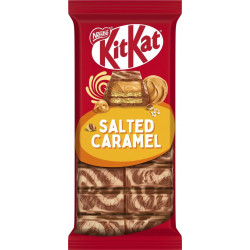 KITKAT Tablette de chocolat caramel salé la tablette de 99g