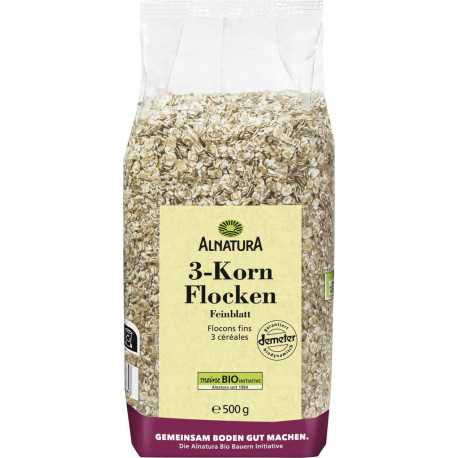 ALNATURA Flocons 3 céréales 500g