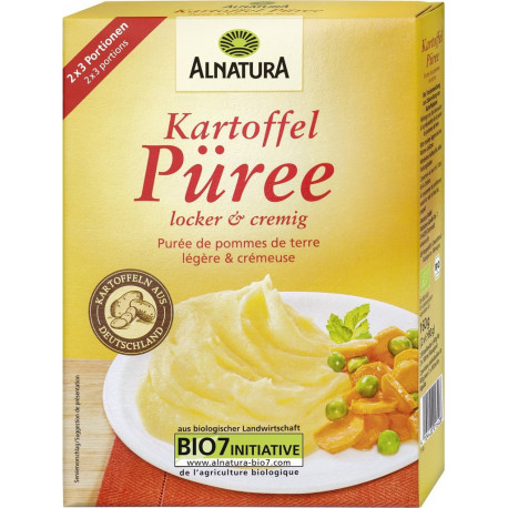 ALNATURA Purée de pommes de terre 160g