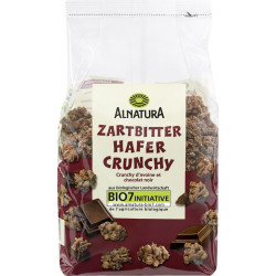 ALNATURA Crunchy d'avoine et chocolat noir 375g