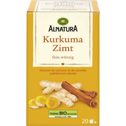 ALNATURA Infusion curcuma cannelle 20 sachets