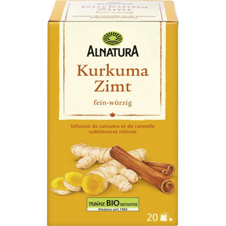 ALNATURA Infusion curcuma cannelle 20 sachets
