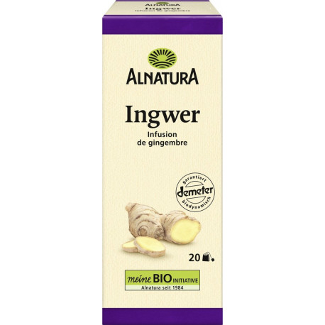 ALNATURA Infusion de gingembre 20 sachets