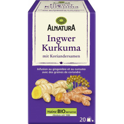 ALNATURA Infusion gingembre curcuma 20 sachets
