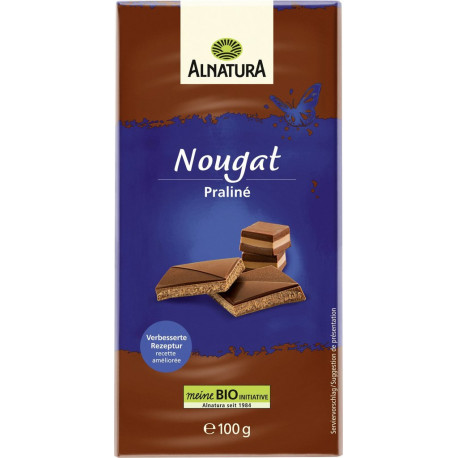 ALNATURA Tablette de chocolat praliné la tablette de 100g