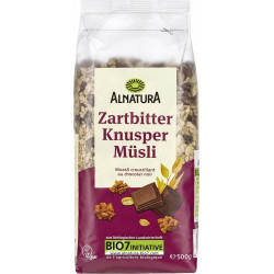 ALNATURA Muesli croustillant au chocolat noir 500g