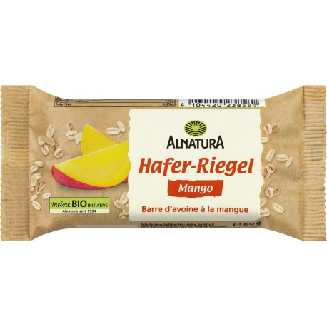 ALNATURA Barre d'avoine à la mangue la barre de 60g